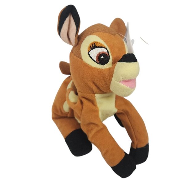 The Disney Store Bambi Bean Bag Plush 8" NWT - Picture 5 of 8
